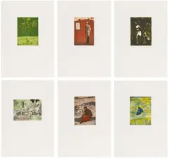 Black palms by Peter Doig, sold May 2019