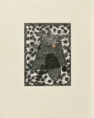 Michael Buthe, Ohne Titel, 1990, Radierung auf Hahnemühle (Wasserzeichen)
