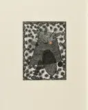 Michael Buthe, Ohne Titel, 1990, Radierung auf Hahnemühle (Wasserzeichen)