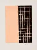 Ohne Titel by Günther Förg, 1989, Farblinolschnitt auf Velin, sold Jun 2019
