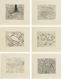 Tony Cragg, Serie von 6 Radierungen, Radierung auf Velin