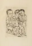 Max Beckmann, Auktion 432, Los 476, 1922, Kaltnadelradierung auf Japan