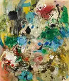 Rolf Cavael, Ohne Titel (No 73/Ag 6), 1973, Mischtechnik auf Leinwand