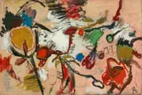 Rolf Cavael, Auktion 432, Los 603, 1970, Mischtechnik auf Leinwand