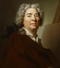 Nicolas de Largillière, Selbstporträt vor der Staffelei, Öl auf Leinwand