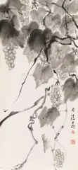 Qi Situ, Auktion 433, Los 2502, 20. Jh. Lingnan-Malschule, Lavierte Tusche auf Papier. Montiert als Hängerolle