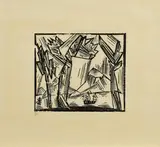 Lyonel Feininger, Tahiti (Schiffe im Fjord)