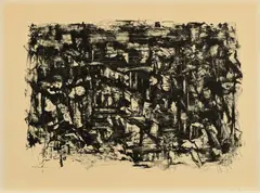 Otto Herbert Hajek, Ohne Titel, 1960, Lithografie auf Velin