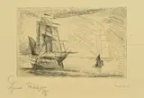 Lyonel Feininger, Marine II, 1916, Radierung auf Velin