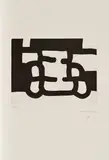 Eduardo Chillida, Antzo III, 1985, Radierung auf Velin