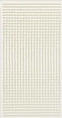 Hartmut Böhm, Quadratrelief 114 (Aus: "Visuell veränderliche Struktur"), 1966, Weißes Acrylglas in Acrylglasrahmen