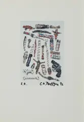 Ohne Titel by C. O. Paeffgen, 1992, C-Print, sold Nov 2019
