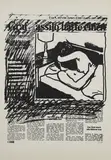 C. O. Paeffgen, Eva K. kehrte ihrem Elternhaus den Rücken, Serigrafie auf leichtem Karton