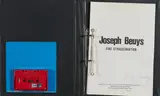 Eine Straßenaktion by Joseph Beuys, 1972, Dokumentation und Tonbandkassette in Ringbuch, gestempelt, sold Nov 2019