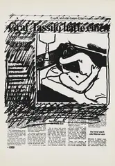 Eva K. kehrte ihrem Elternhaus den Rücken by C. O. Paeffgen, Serigrafie auf leichtem Karton, sold Apr 2020