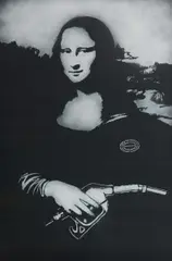 Goin, Mona Oila, 2013, Stencil (Sprühfarbe und Acryl) auf Leinwand