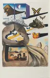 Normandie (Aus: "S.N.C.F.") by Salvador Dalí, 1969, Farblithografie auf Bütten, sold Jan 2020