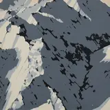Gerhard Richter, Schweizer Alpen I, 1969, Farbserigrafie auf leichtem Karton