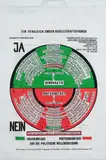 Joseph Beuys, So kann die Parteiendiktatur überwunden werden, 1971, Bedruckte Kunststofftragetasche mit Informationsmaterial.