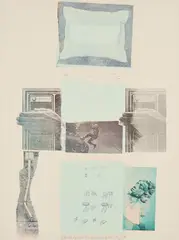 Two Reasons Birds Sing by Robert Rauschenberg, 1979, Farboffsetlithografie auf Velin, sold Apr 2020