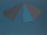 Sol LeWitt, A Pyramid, 1986, Farbserigrafie auf Bütten