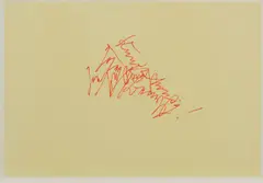 Sich selbst by Joseph Beuys, 1977, Farboffset auf leichtem Karton mit handschriftlichem Zusatz, sold Nov 2019