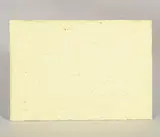 Joseph Beuys, Schwefelpostkarte, 1984, Verzinktes Eisenblech, eine Seite mit Schwefel, eine Seite bedruckt