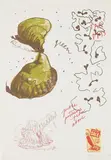 Claes Oldenburg, Ohne Titel (Tar Pits), 1968, Farblithografie auf BFK RIVES (Wasserzeichen)