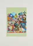 Eduardo Paolozzi, Ohne Titel, 1979, Offsetlithografie auf Velin