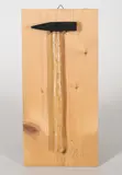 Do it yourself by Günther Uecker, ca. 1968/69, hammer, nails and wooden board, sold Jan 2020