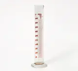 Joseph Beuys, Rose für Demokratie, 1972, Messzylinder aus Glas mit Schriftzug.