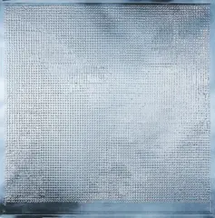 Heinz Mack, Lichtschraffur, 1971, Prägedruck auf mit Aluminiumfolie kaschiertem Karton