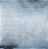 Lichtschraffur by Heinz Mack, 1971, Prägedruck auf mit Aluminiumfolie kaschiertem Karton, sold Apr 2020