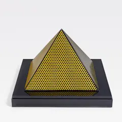 Roy Lichtenstein, Pyramid, 1968, Farbserigrafie auf Karton