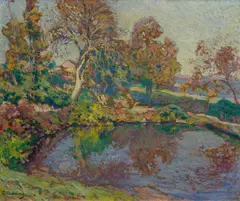 Paul Madeline, Automne, Öl auf Leinwand