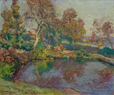 Paul Madeline, Automne, Öl auf Leinwand