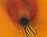 "Spontan" by Otto Piene, 1976, Mischtechnik (Feuergouache) auf Leinwand, sold Nov 2019