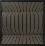 Ludwig Wilding, Stereokopisches Bild PSR 100, 1981, Serigrafie auf Karton und Plexiglas in schwarzem Holzkasten