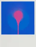 Otto Piene, Teleblau, Farbserigrafie auf leichtem Karton