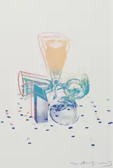 Andy Warhol, Committee 2000, 1982, Farbserigrafie auf Lenox Museumskarton