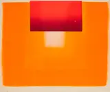 Rupprecht Geiger, Ohne Titel, 1965, Farbserigrafie auf leichtem Karton
