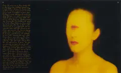 Danica Dakić, Autoporträt, 2000, 2 C-Prints