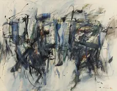 Nr. 17 by Peter Brüning, 1960, Öl auf Leinwand, sold Nov 2019