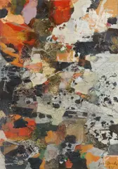 Hubert Berke, Auktion 442, Los 1136, 1964, Mischtechnik auf Leinwand
