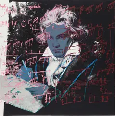 Beethoven by Andy Warhol, 1987, screenprint in colors on Lenox Museum Board, sold Nov 2019