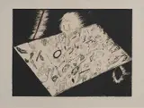 Mimmo Paladino, Ohne Titel, 1982, Lithografie auf ARCHES FRANCE (Wasserzeichen)