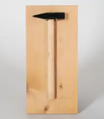 Do it yourself by Günther Uecker, ca. 1968/69, hammer, nails and wooden board, sold Oct 2019