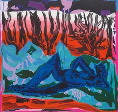 Mira Dancy, Call from Psyche, 2015, acrylic on canvas