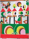 Tal R, The Smiling, 2007, silkscreen on mirror