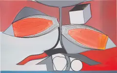 Thomas Scheibitz, DFW, 2009, oil, acrylic and marker pen on canvas